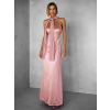 Růžové variabilní dlouhé elegantní šaty BOLZANO