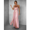 Růžové variabilní dlouhé elegantní šaty BOLZANO
