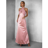 Růžové variabilní dlouhé elegantní šaty BOLZANO