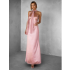 Růžové variabilní dlouhé elegantní šaty BOLZANO