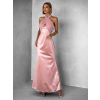 Růžové variabilní dlouhé elegantní šaty BOLZANO