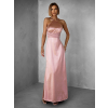 Růžové variabilní dlouhé elegantní šaty BOLZANO