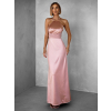 Růžové variabilní dlouhé elegantní šaty BOLZANO