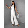 Bílý elegantní dlouhý overal LUDERITZ
