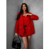 Červená elegantní souprava VASINA se sakem