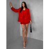 Červená elegantní souprava VASINA se sakem