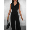 Černý elegantní dlouhý overal LUDERITZ
