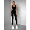 Černý žebrovaný overal KENBERG