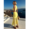 Žlutý letní komplet AMALUXE se sukní