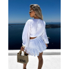 Bílý mušelínový letní komplet LUMIRA