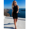 Černé letní mini šaty CALORA