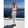 Bílý letní komplet CALIRA s topem