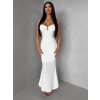 Bílé dlouhé letní šaty FACARY