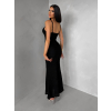 Černé dlouhé letní elegantní šaty FACARY
