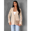 Béžové elegantní sako APRILA s krajkovými rukávy