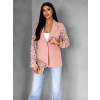 Starorůžové elegantní sako APRILA s krajkovými rukávy