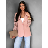 Starorůžové elegantní sako APRILA s krajkovými rukávy
