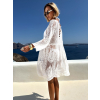 Bílá letní tunika ERNEST na plavky