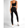 Černé basic sportovní elastické legíny AVOSIA