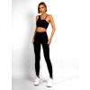 Černý elastický sportovní komplet TENEBA