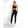 Černý elastický sportovní komplet TENEBA