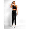 Černý elastický sportovní komplet TENEBA