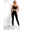 Černý elastický sportovní komplet TENEBA