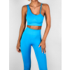 Modrý elastický sportovní komplet TENEBA