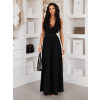 Černý elegantní dlouh letní komplet FAVONO