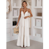 Béžové letní maxi šaty OPALINE