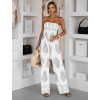 Bílý letní dlouhý overal RELOFT