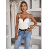 Bílé body korzet STRONYA