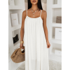 Bílé maxi dlouhé šaty JUNELL