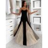 Černé maxi dlouhé elegantní šaty DRELVIK