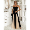 Černé maxi dlouhé elegantní šaty DRELVIK