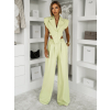 Světle zelený elegantní kalhotový kostým ARVENOX