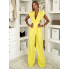 Žlutý elegantní kalhotový kostým ARVENOX
