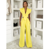 Žlutý elegantní kalhotový kostým ARVENOX