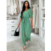 Mintový elegantní dlouhý overal LEIRIA