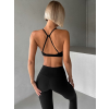 Černá sportovní podprsenka BARYNA