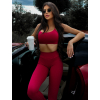 Červená sportovní fitness podprsenka LOVIRA