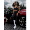 Černé sportovní fitness legíny IMERON