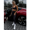 Černé sportovní fitness legíny IMERON