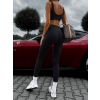Černé sportovní fitness legíny IMERON