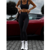 Černé sportovní fitness legíny IMERON