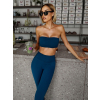Tmavě modrý sportovní top pás přes prsa OPERIN