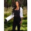 Černé sportovní jóga tílko LURESTA