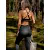Černá sportovní jóga podprsenka BOLEX