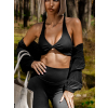 Černá sportovní jóga podprsenka BOLEX
