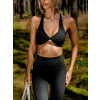 Černá sportovní jóga podprsenka BOLEX